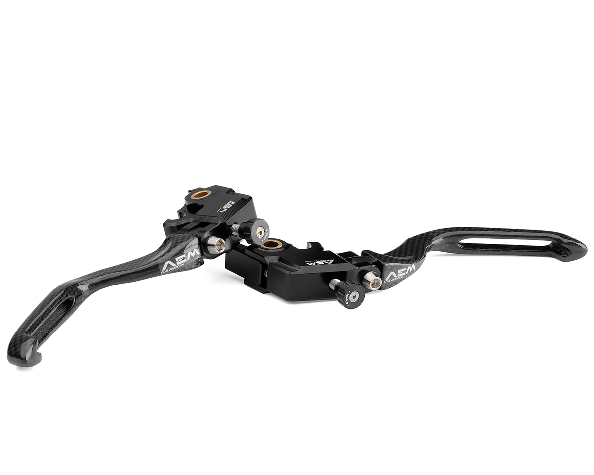AEM FACTORY CARBON FIBER BRAKE LEVER FOR DUCATI WITH SELF PURGING